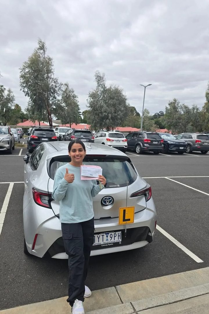 First Time Pass — Freshers Driving School student