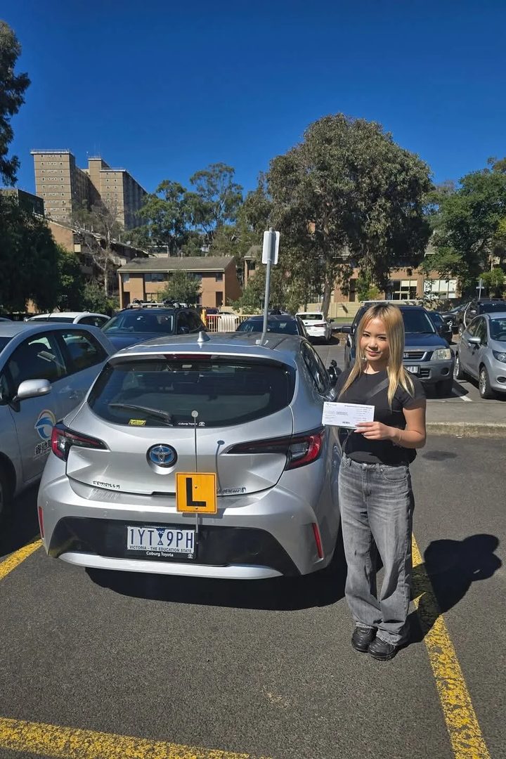 First Time Pass — Freshers Driving School student