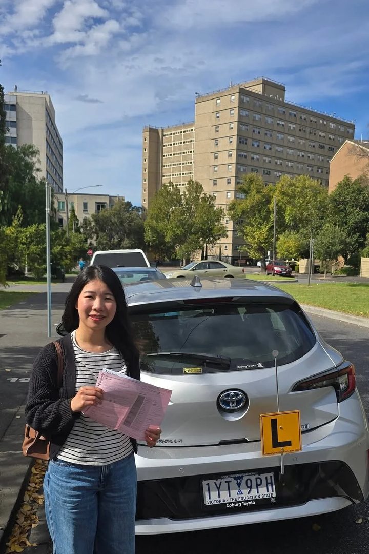 First Time Pass — Freshers Driving School student