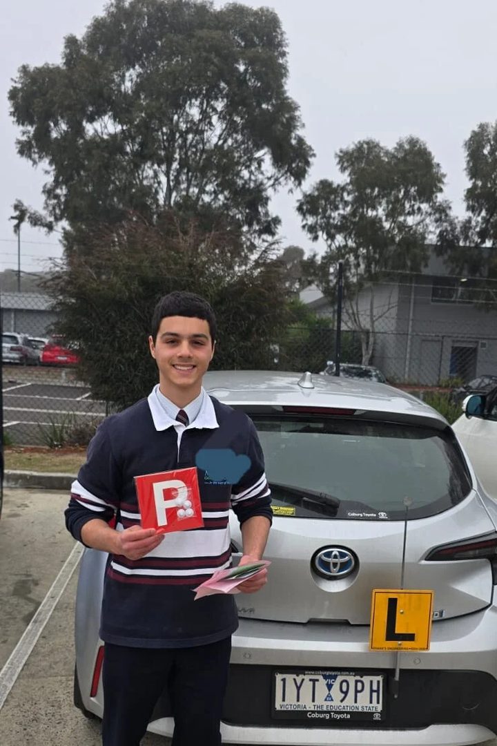 Freshers student VicRoads test pass