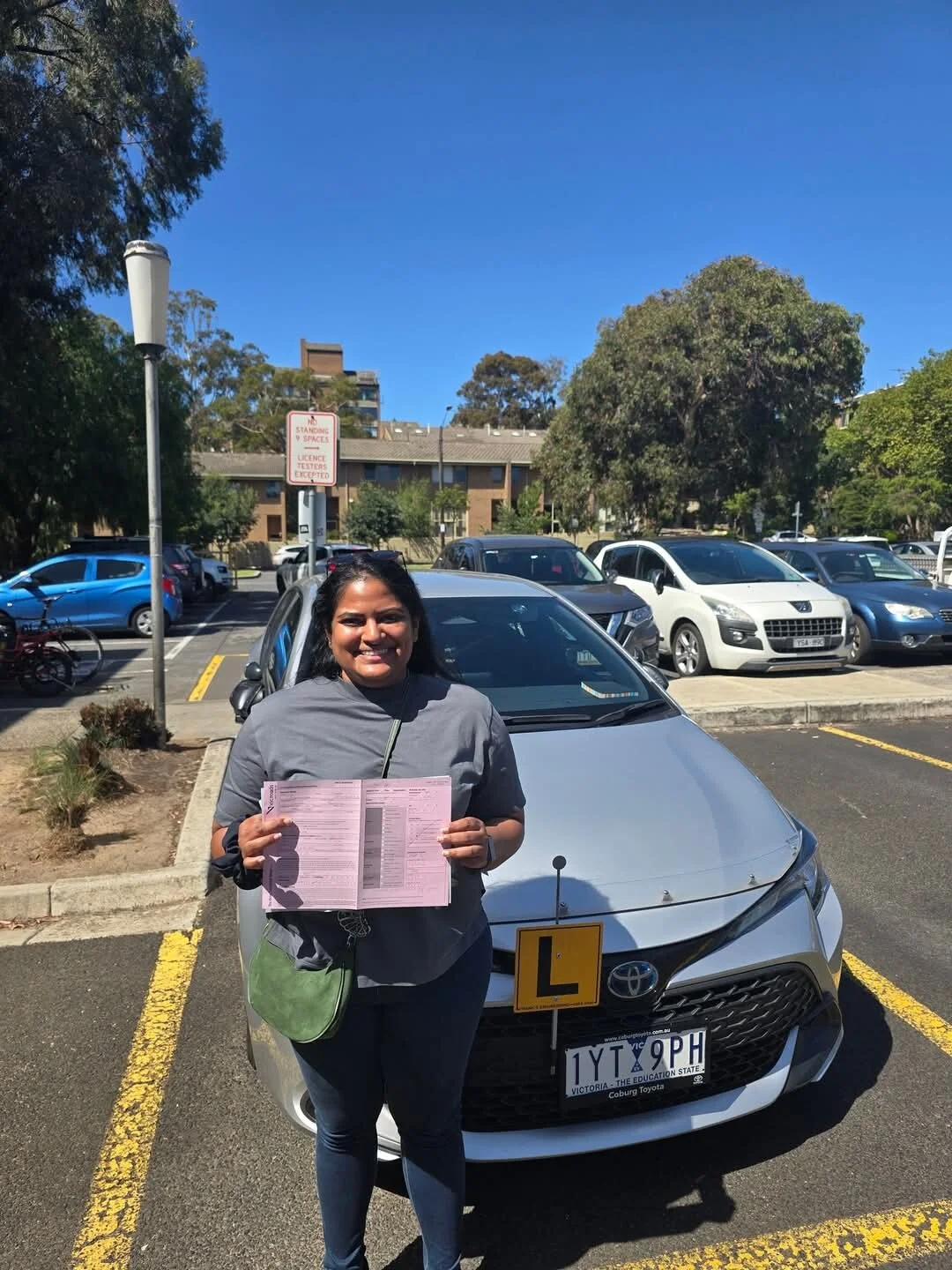 VicRoads pass Freshers Driving School student