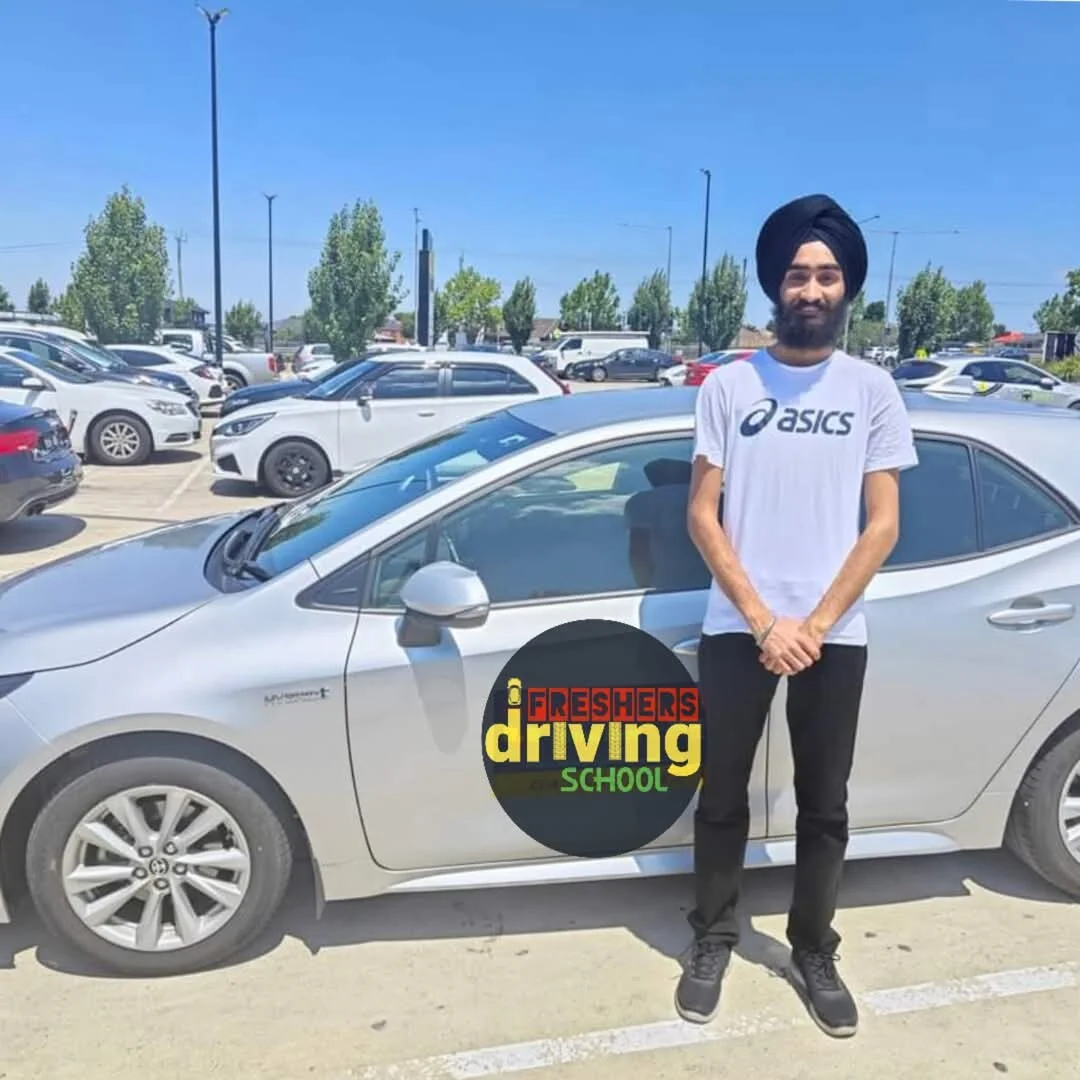 Student passes VicRoads test Carlton Melbourne