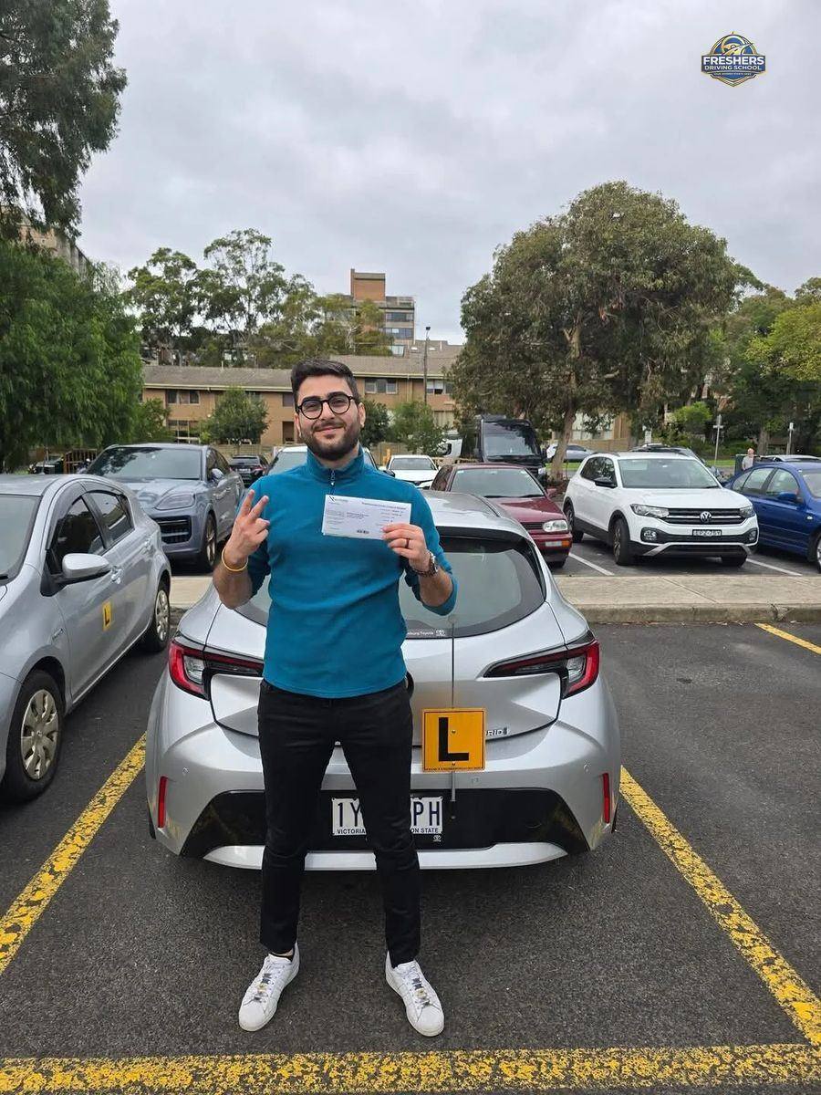 Overseas licence conversion student passes VicRoads test — Freshers Driving School