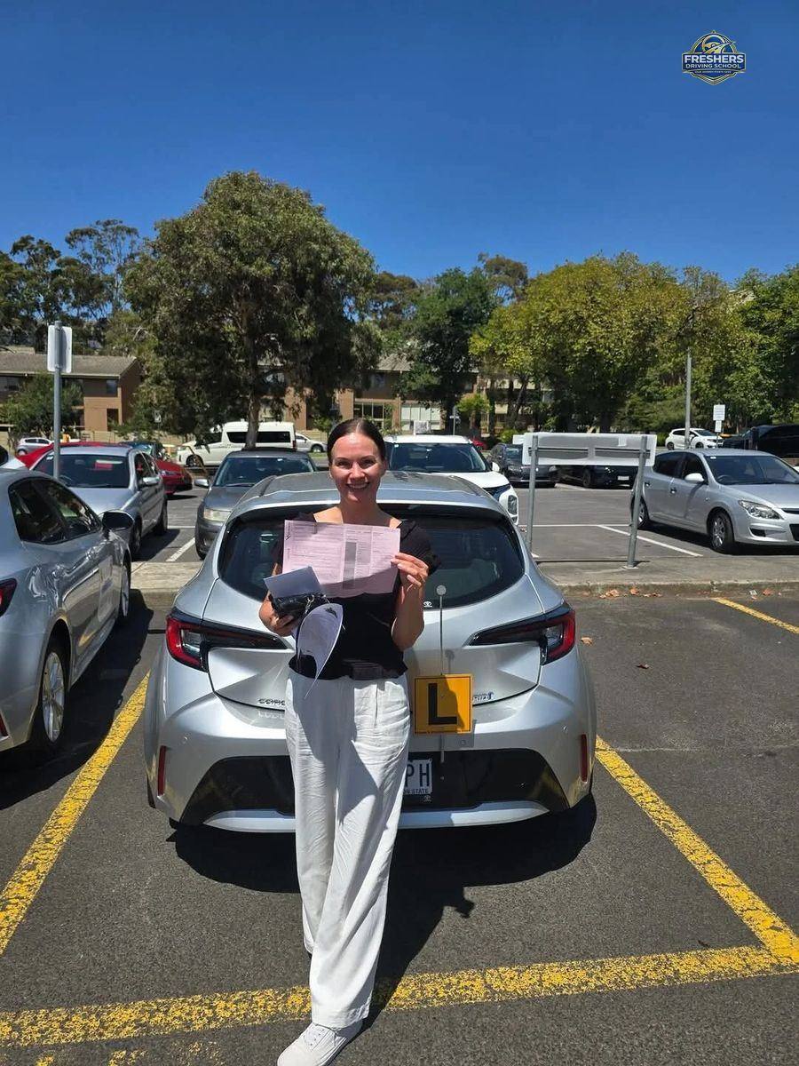First attempt VicRoads pass — Freshers Driving School Melbourne